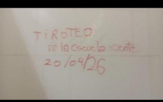 Educación mediante un comunicado oficial informa que se encuentra investigando las pintadas con amenazas en diferentes establecimientos educativos